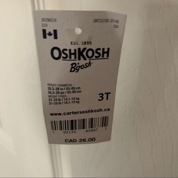 White terry sweater with neon hot pink trim - Picture 3 of 4